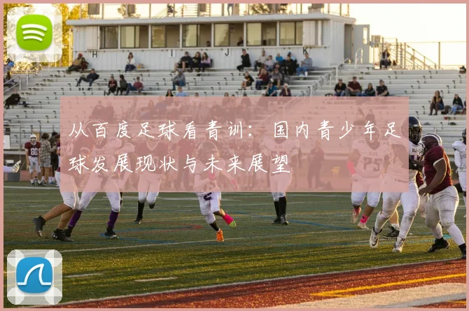 从百度足球看青训：国内青少年足球发展现状与未来展望